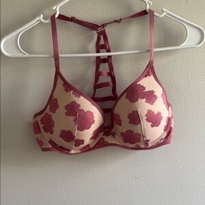 Floral Pink Women's Bra 9